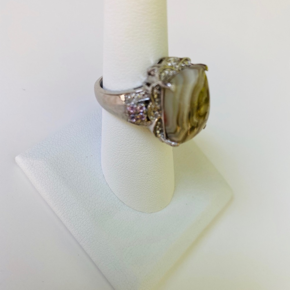 Jasper Gemstone Ring - image 2